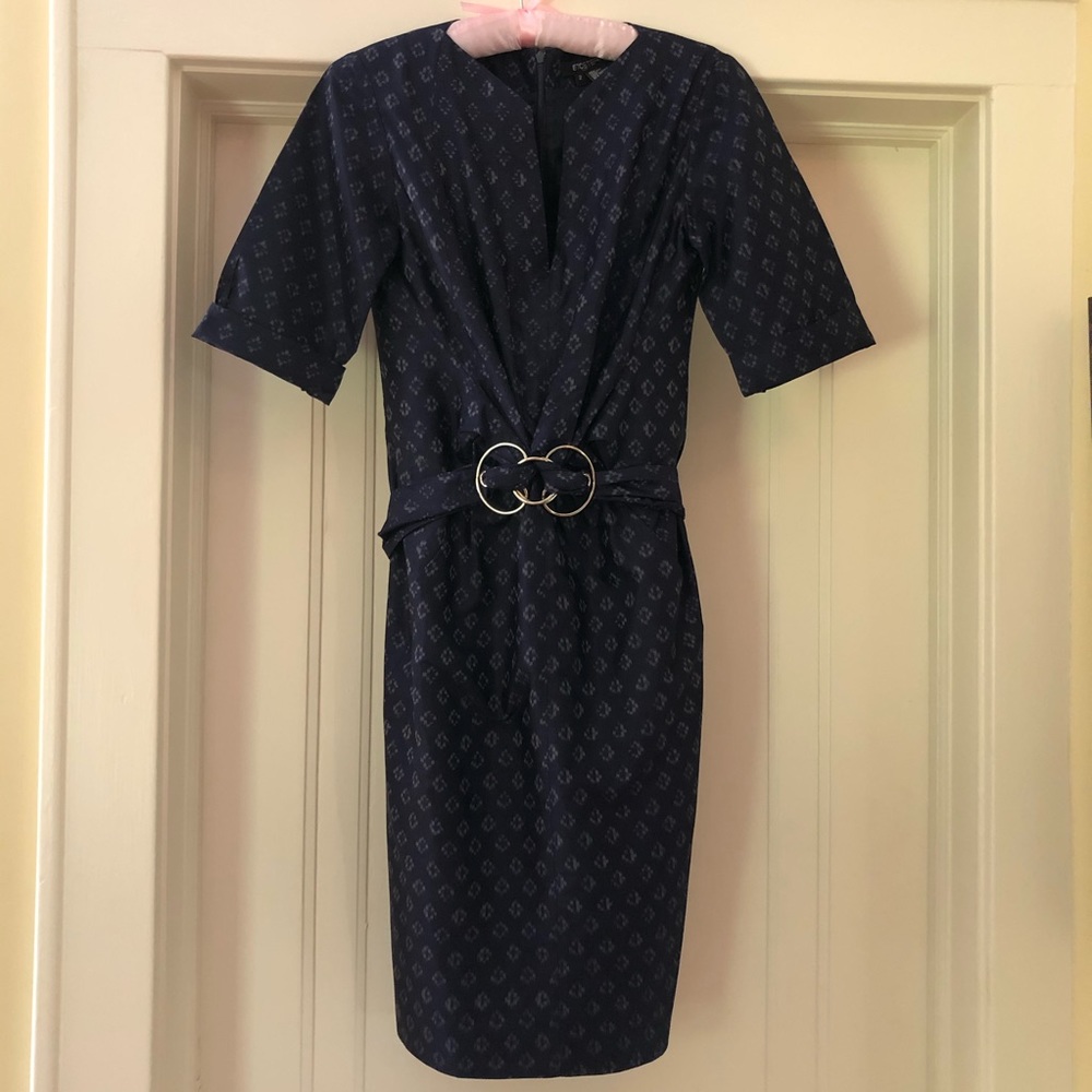 Etcetera Silk Dress w Belt